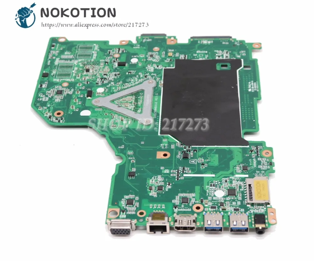 NOKOTION для Acer aspire F5 572G Материнская плата ноутбука NBG3H110015 DA0ZRWMB6G0 материнская I5 6200U CPU