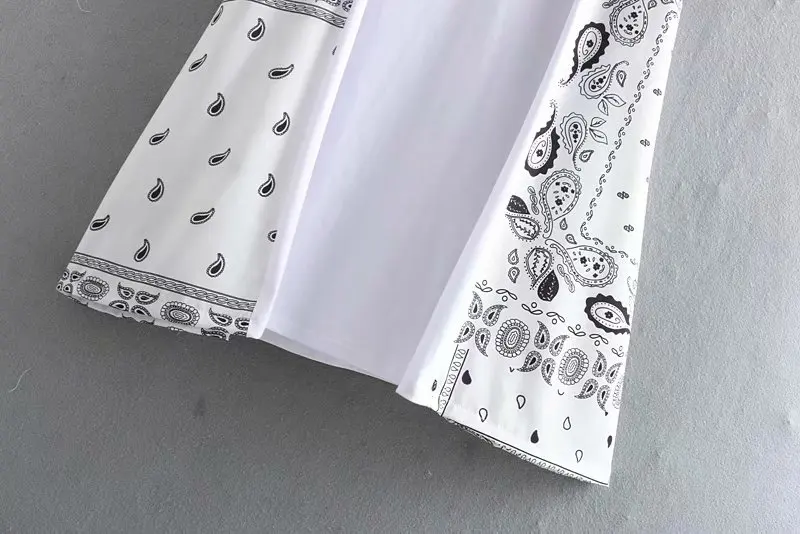 2019 женское винтажное платье с круглым вырезом коротким рукавом лоскутным
