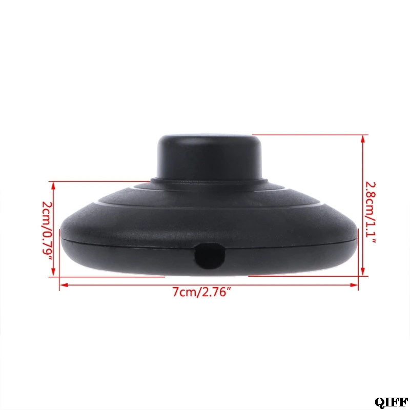 Ножная педаль кнопочный переключатель Встроенная лампа LED свет ВКЛ-ВЫКЛ