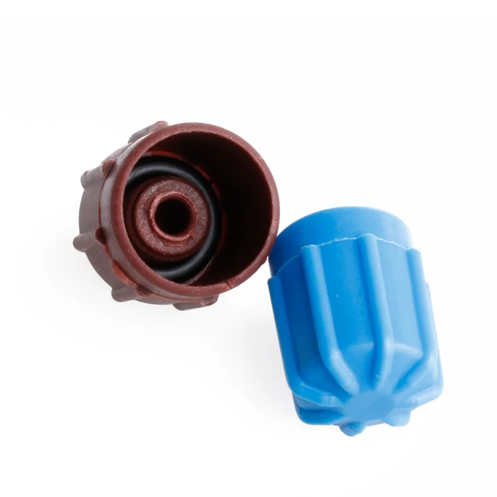 New 2pcs R134a Auto AC A/C Valve Cap Refrigerant High/Low Voltage Dust Cover | Автомобили и мотоциклы