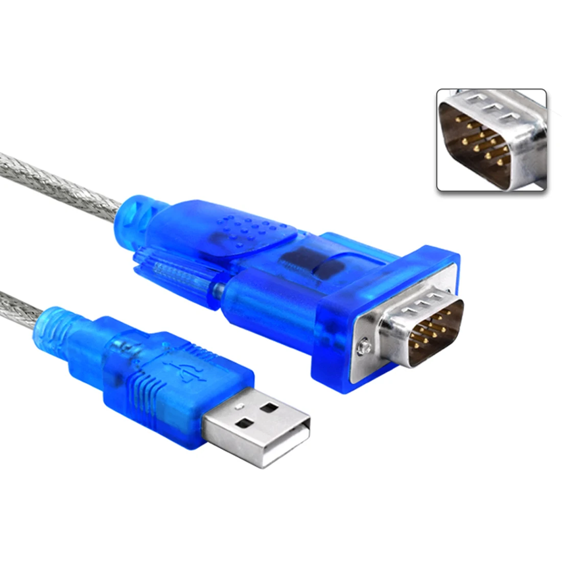 Высококачественный USB к RS232 последовательный порт 9 контактный DB9 Кабель адаптер