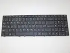 Новая оригинальная американская английская QWERTY клавиатура для Clevo P650SG P651SG P650SE P651SE P655SE игровой ноутбук, белая подсветка, черная рамка