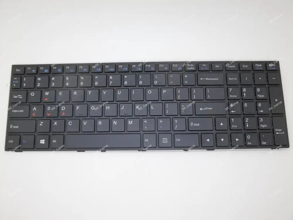 Новая Оригинальная английская клавиатура QWERTY для игрового ноутбука Clevo Sager NP8650