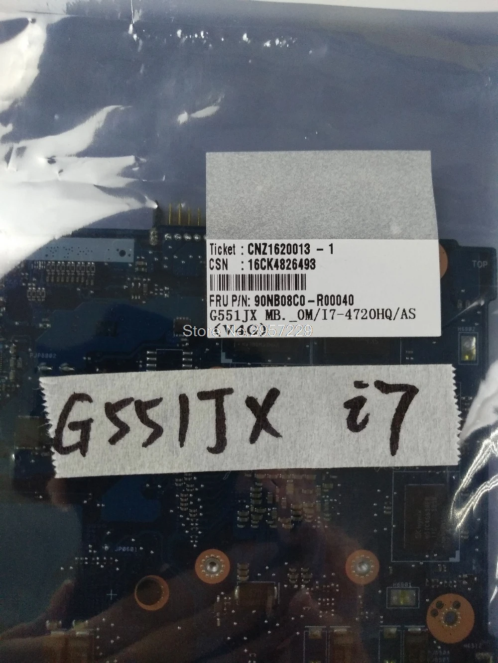 G551JX для For Asus G551J G551JW G551JM G551JK материнская плата с i7 GTX 950M / 4GB Материнская 100%