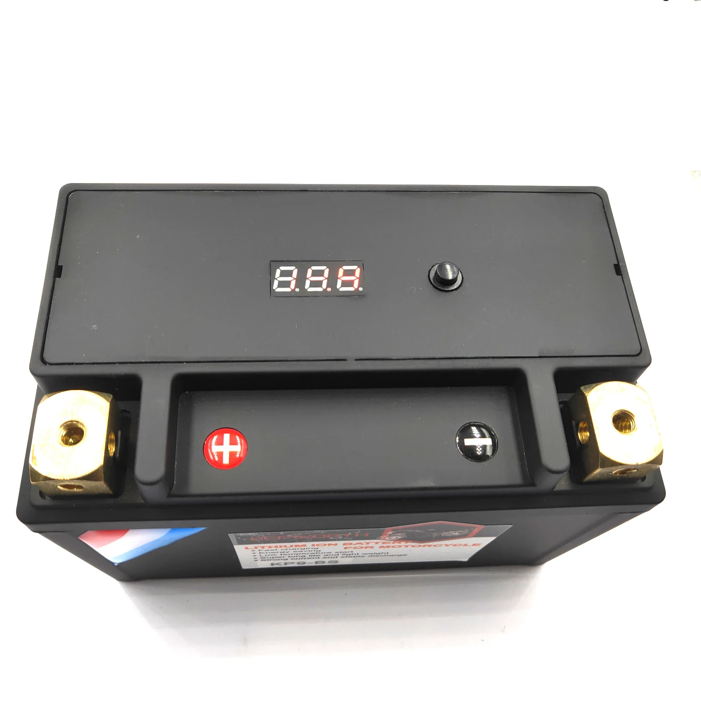 KP9-BS высокое Мощность 12V 9Ah мотоцикл LiFePO4 Батарея пусковое устройство литий-ионный Батарея CCA 350A батареи 9000mAh 12V BMS
