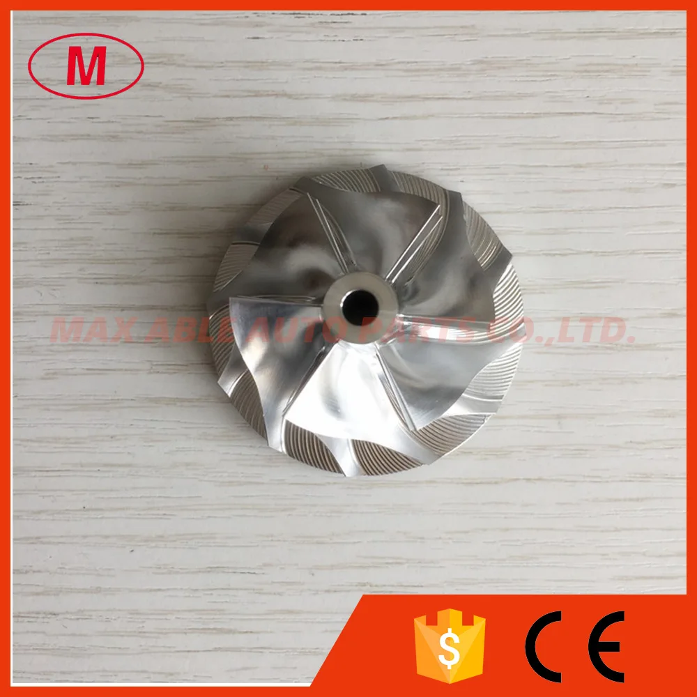 GT15-25 702492-0001/4 38 50/52 19 мм 6 + лопасти турбо заготовка/Фрезерование/алюминий 2618