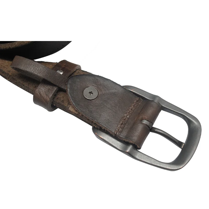 Мужские ремни из натуральной кожи винтажный ремень воловьей | Аксессуары для
