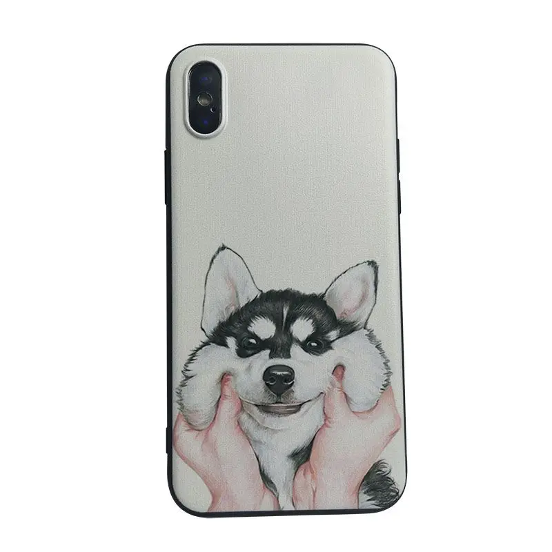 Милый чехол для телефона Yinuoda Husky для iPhone11 Pro Max 8 8plus 7 7plus 6 6plus 5 5S 5c SE Чехол для мобильного телефона
