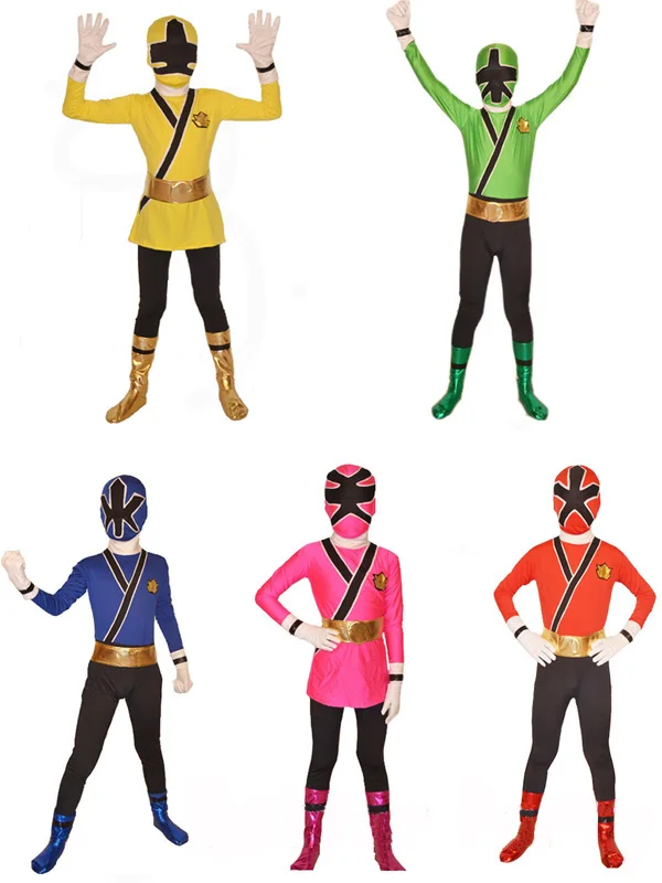 Детский костюм самурая Sentai Shinkenger для косплея самурайского супергероя рейнджера