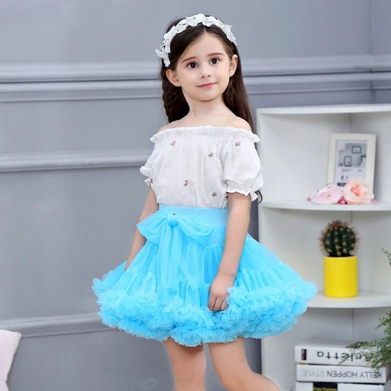 Юбка-пачка для маленьких девочек пышная балетная юбка-американка детские юбки