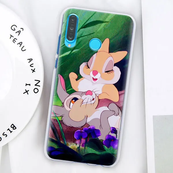 002 Bambi Thumper чехол для телефона coque для huawei P30 Pro P10 P20 P30 Lite P8 P9 Lite P Smart Plus чехол - Цвет: 002