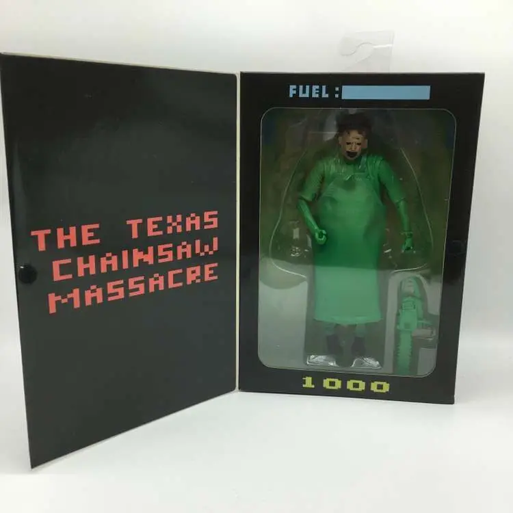 Verde Carburante 40TH Leatherface Il Техасская резня бензопилой экшен фигурка из ПВХ Collezione модель