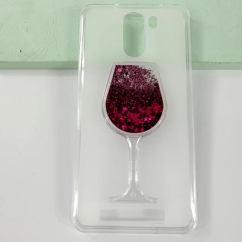 hot pink Защитный чехол для Vertex Impress Frost, стразы, красное вино, стекло, Мягкий ТПУ силиконовый чехол - Цвет: hot pink