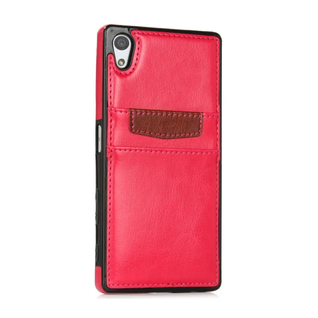 Чехол для sony Xperia Z5 Z5 Dual E6603 E6633 E6653 кожаный чехол-накладка TPU Coque Ультратонкий Мягкий чехол для телефона пленка - Цвет: Лаванда