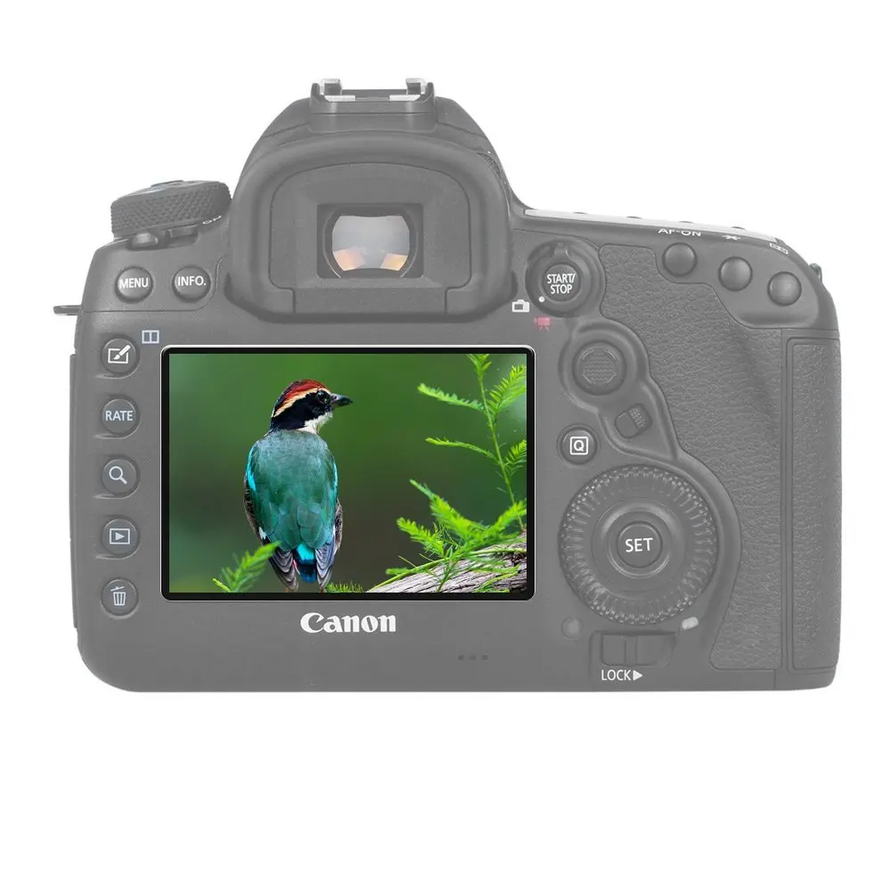 Закаленное стекло для защиты ЖК-экрана цифровой камеры Canon EOS M100 100D 200D / Rebel SL1 SL2 Kiss