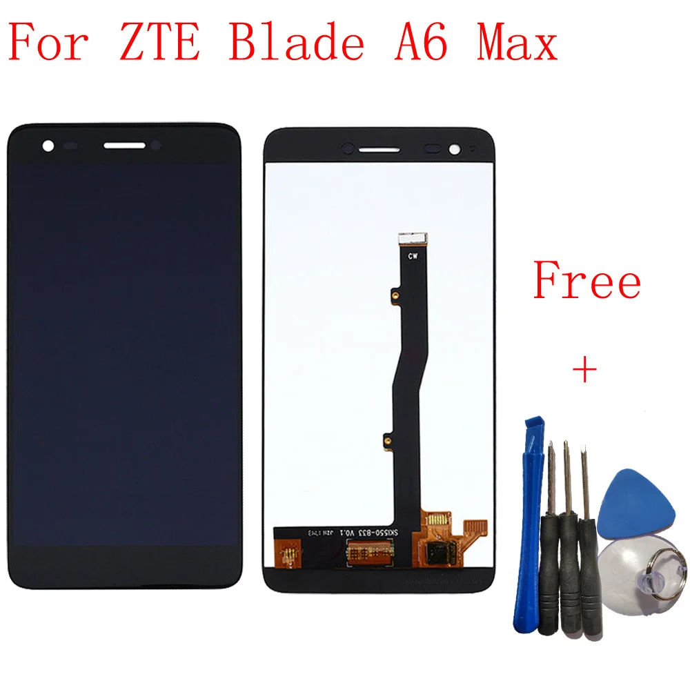 5 ''для ZTE лезвие A6 Max A0605 ЖК дисплей кодирующий преобразователь сенсорного