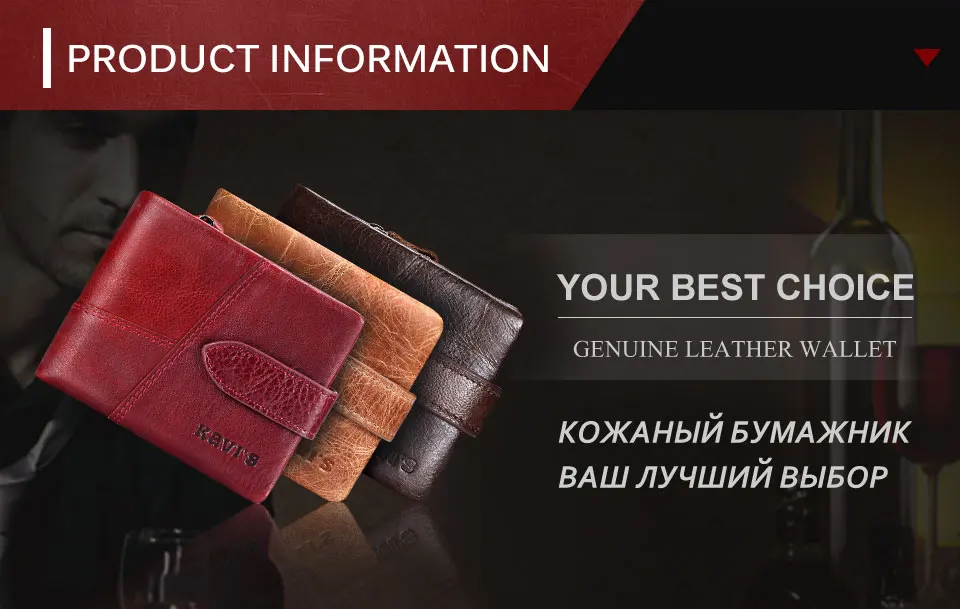 KAVIS гравировка Crazy Horse из натуральной кожи кошелек Для мужчин портмоне бумажник, кошелек Portomonee портфель небольшой держатель для карт Perse