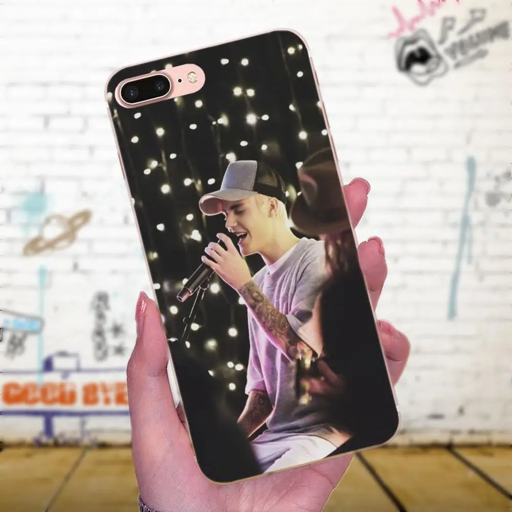 Прозрачный чехол Justin Bieber Доминантный для Apple iPhone X XS Max XR 4 5 5C 6 6S 7 8 Plus | Мобильные
