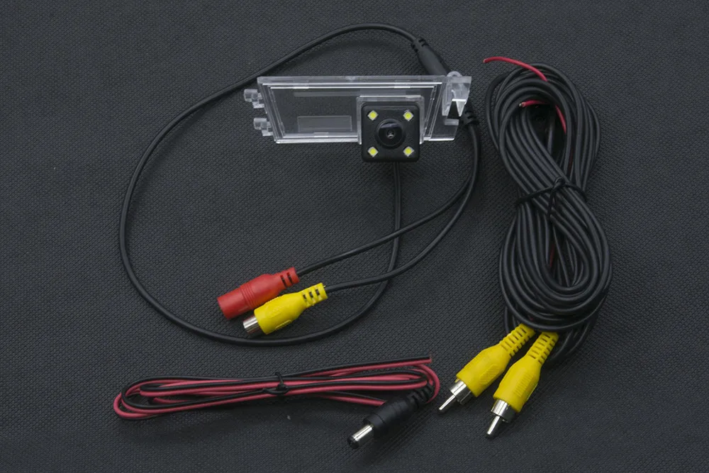 4LED CCD Ночное видение Автомобильная камера заднего вида для Jeep Compass Liberty Grand Cherokee
