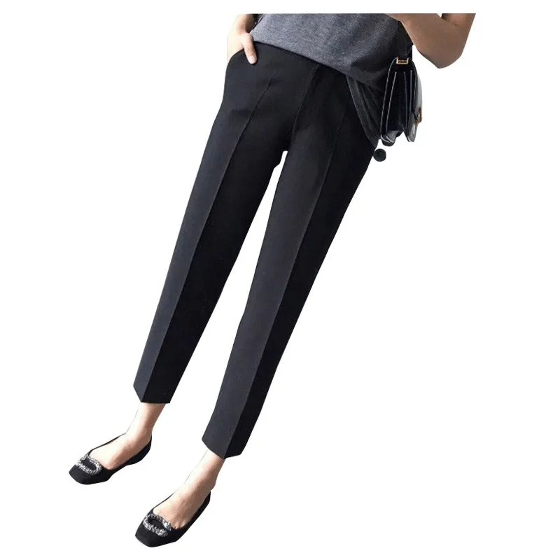 Эластичные Брюки для беременных легкие повседневные брюки Одежда Комбинезоны |