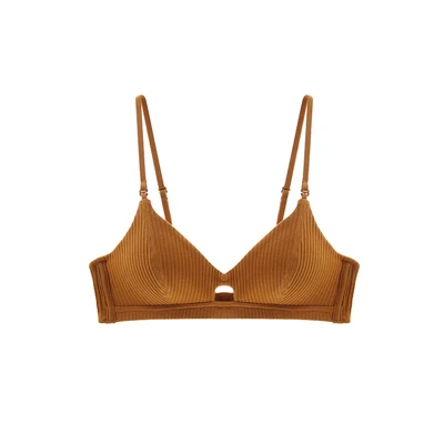 one bra Orange Norns, романтическое искушение, женский бюстгальтер, тонкий, мягкий, без косточек, сексуальное белье, пуш-ап, бюстгальтер и трусики, треугольная чашка, бюстгальтер - Цвет: one bra Orange