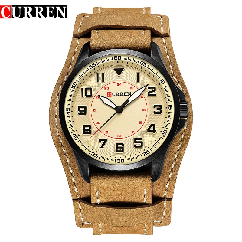 

Curren Army Military Quartz Mens Watches Top Brand Luxury Leather Men Watch Casual Sport Male Clock Watch Relogio Masculino