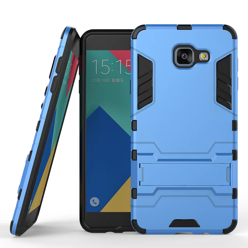 TAOYUNXI чехол для телефона чехол для samsung Galaxy A7 A9 Pro A9100 A910F/DS A9000 A900F A7000 A700 A7100 S A710 Броня сумка чехол - Цвет: blue