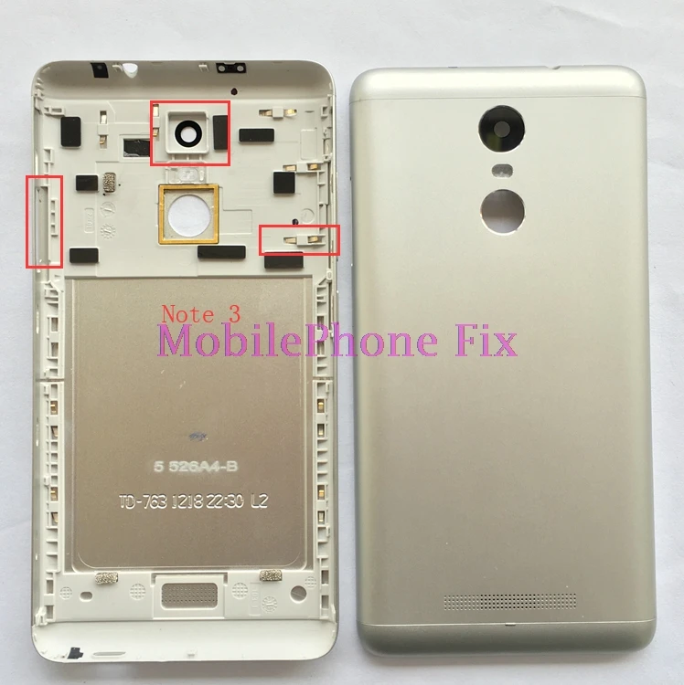 Для Xiaomi Redmi Note 3/Note 3 Pro 150 мм Высокое качество задняя крышка батарейного отсека задняя крышка чехол+ боковые кнопки части