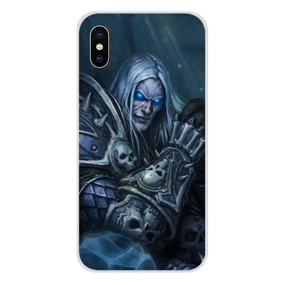 Чехол из ТПУ для Samsung Galaxy S3 S4 S5 Mini S6 S7 Edge S8 S9 S10 Lite Plus Note 4 5 8 9 World of Warcraft lich king