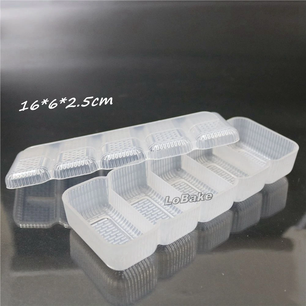 Набор пластиковых форм для суши в форме кубика с 5 полостями рулонная коробка