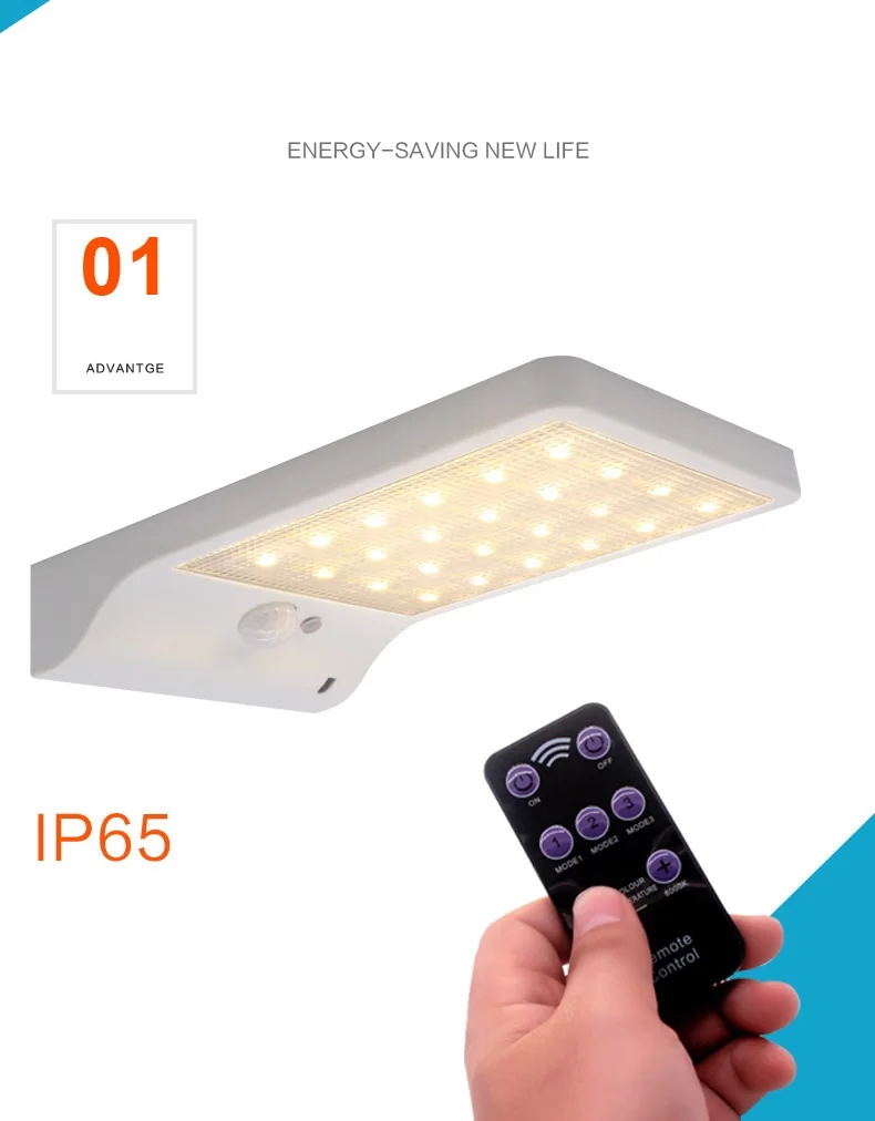 HOWPOW 48 светодиодов Солнечный свет цвет регулируемый с контроллером три режима