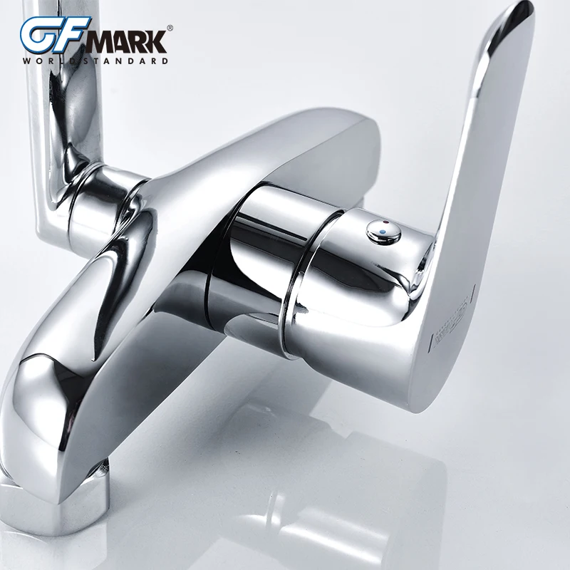GFmark смеситель для кухни с длинным носиком настенный воды Torneira Grifo Cocina