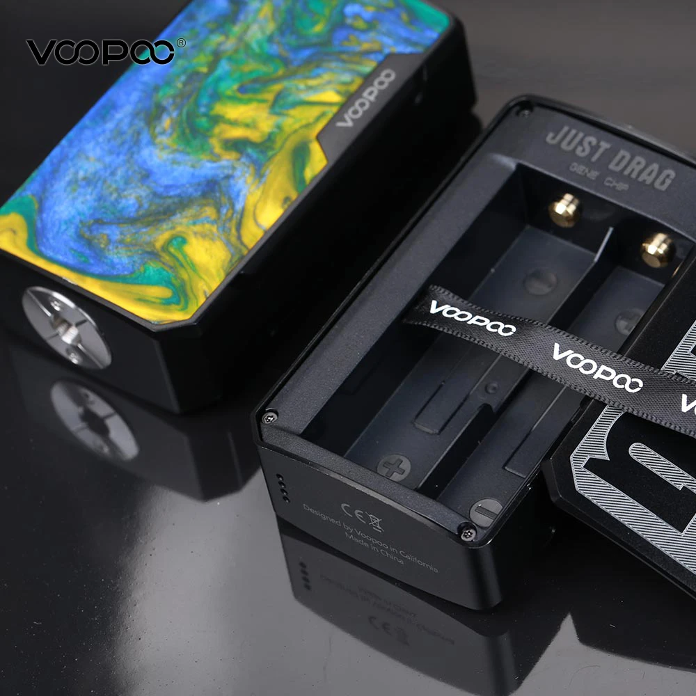 Оригинальный VOOPOO DRAG 2 Mod 177 Вт канифоль TPD вышивка посылка пакет питание Двойной 18650