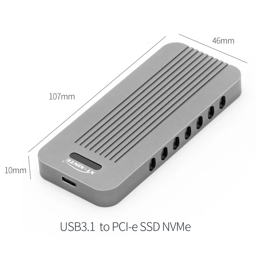 USB3.1 Тип C NVMe SSD корпус адаптер M Соединитель в форме ключа M.2 NGFF к USB 3 1 конвертер