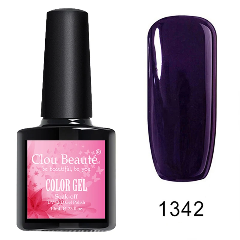 1342 Clou Beaute основа и верхнее покрытие 10 мл УФ гель лак для ногтей прозрачный впитывающий праймер Гель-лак для нейл-арта Маникюр TBB01 - Цвет: 1342