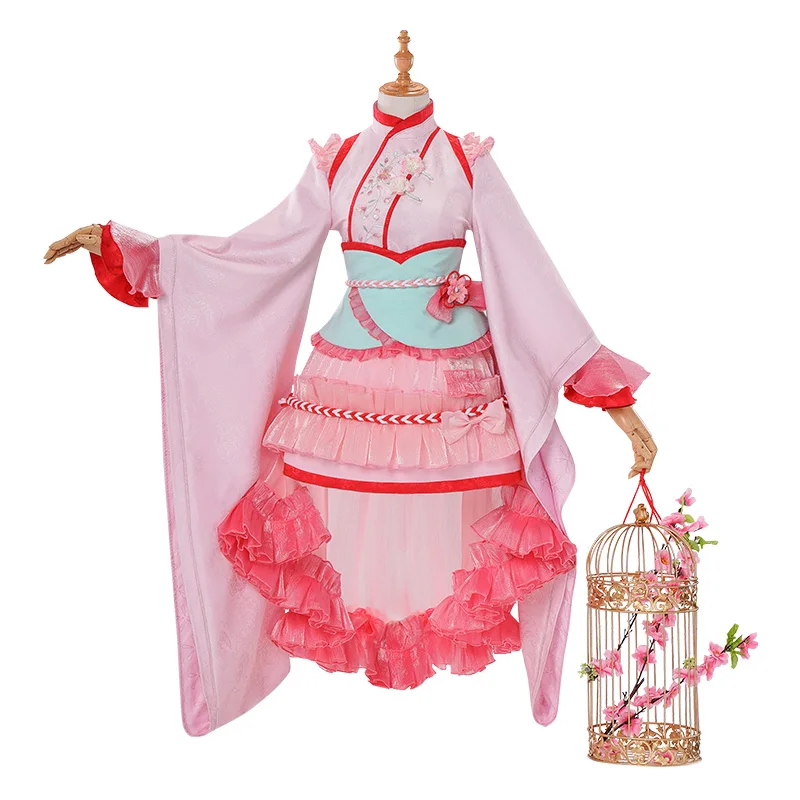 Карточка Captor Sakura Аниме Косплей ли Сяолан Сакура комиксы Костюм Год Собаки новый