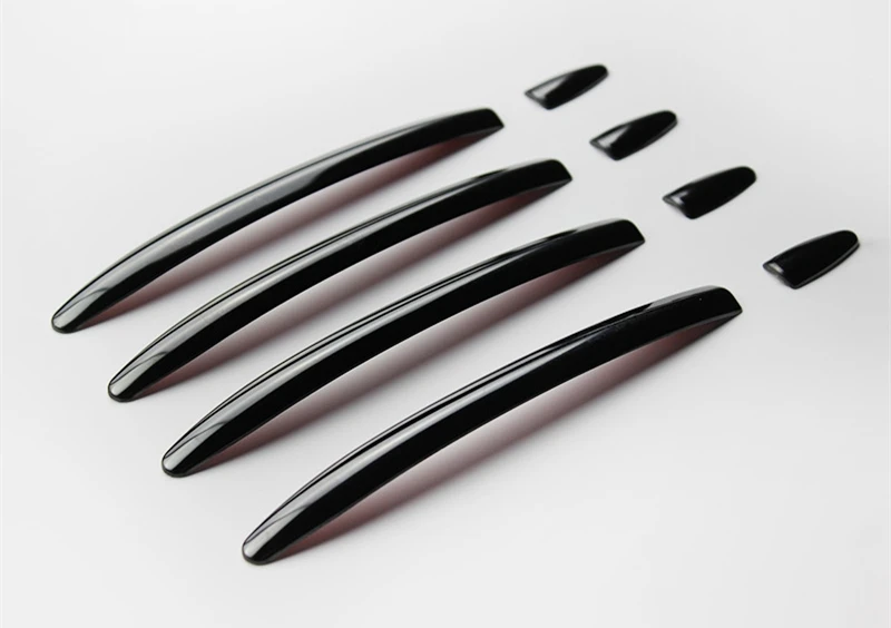 Tungsten steel black Форма автомобиля наружная Дверная ручка Крышка дверная чаша рамка отделка наклейка аксессуары Дверная Чаша Украшение для Chevrolet Cruze - Цвет: Tungsten steel black