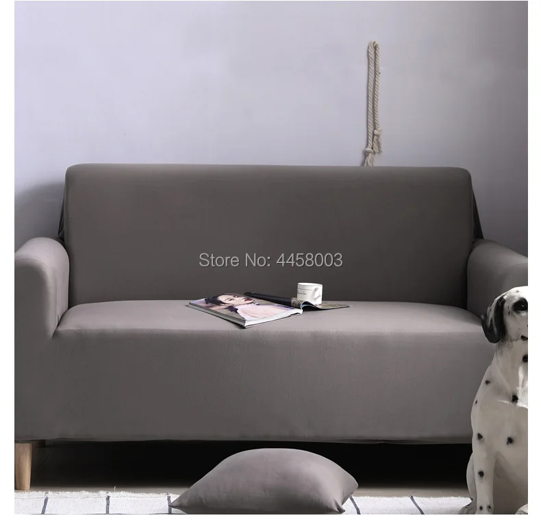 Эластичный чехол на диван 1/2/3/4-Seater Чехлы для кресел Чистый цвет диванных чехлов для диван в гостиной крышка Разноцветный, дополнительно