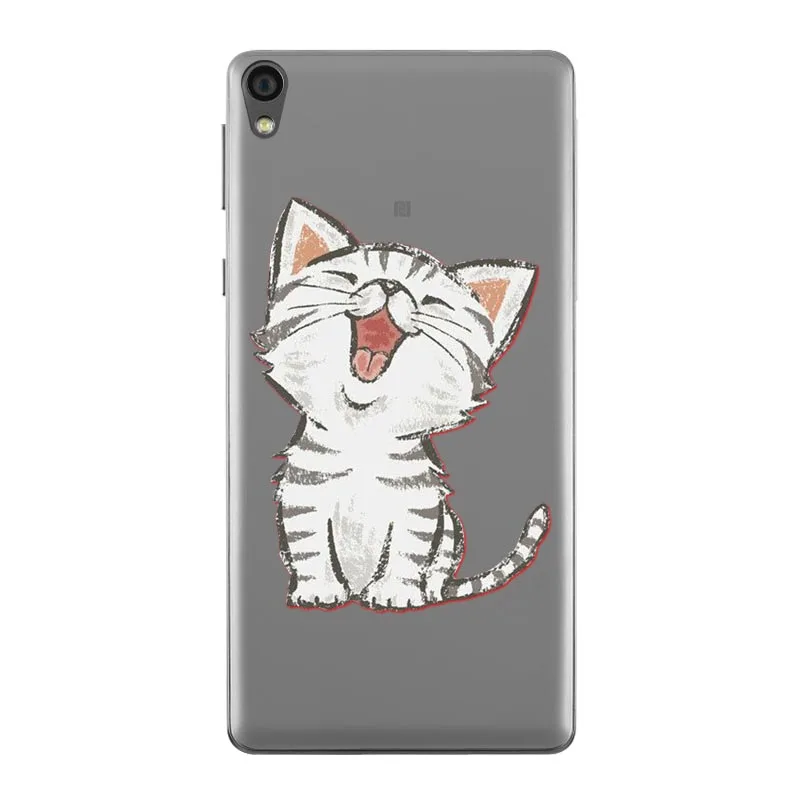 CROWNPRO Мягкий силиконовый чехол из ТПУ для Sony Xperia E5 F3311 F3313 с цветным рисунком задняя