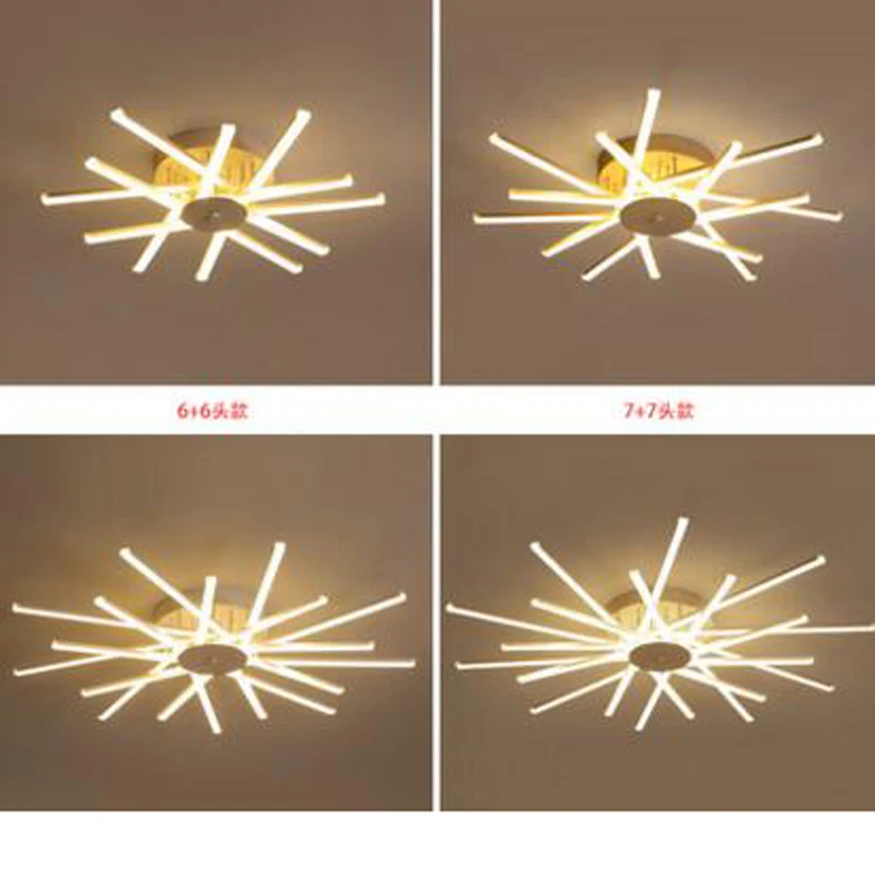 

Creative living room lamp simple modern atmosphere Nordic postmodern personality led ceiling lamp bedroom lamp home lighting led