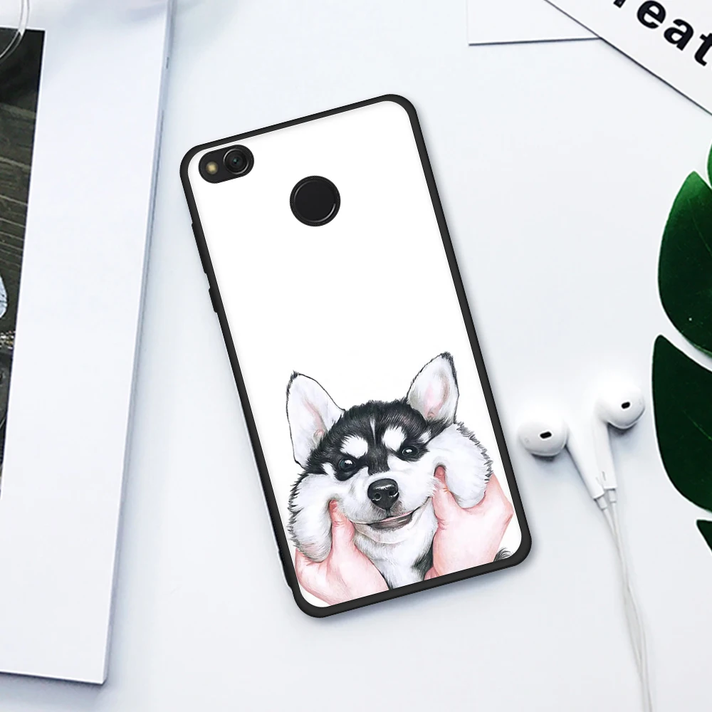 Lovely Cat Plant Pattern TPU Back Cover Cases For Xiaomi Redmi 4A 5A 6 6A 4X 5 Plus Pro Cute Fashion Printing Patterned Case |