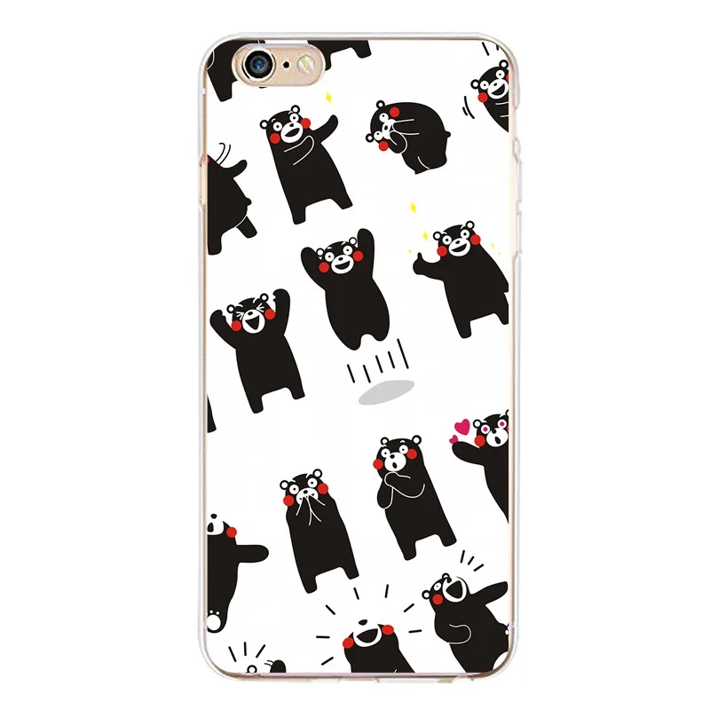 Soft Clear TPU Phone Case For iPhone 4/4s 5 5s 6 6plus 7 8plus x Silicone Pooh Hellokitty Panda Cover Free Shipping | Мобильные