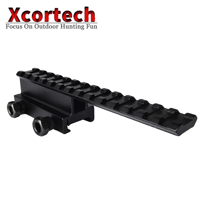 Тактический 3/4 &quotRiser Scope Mount Base Flat top Picatinny Rails Riser Extended Long 20 мм Weaver Rail для AR15 Carbine