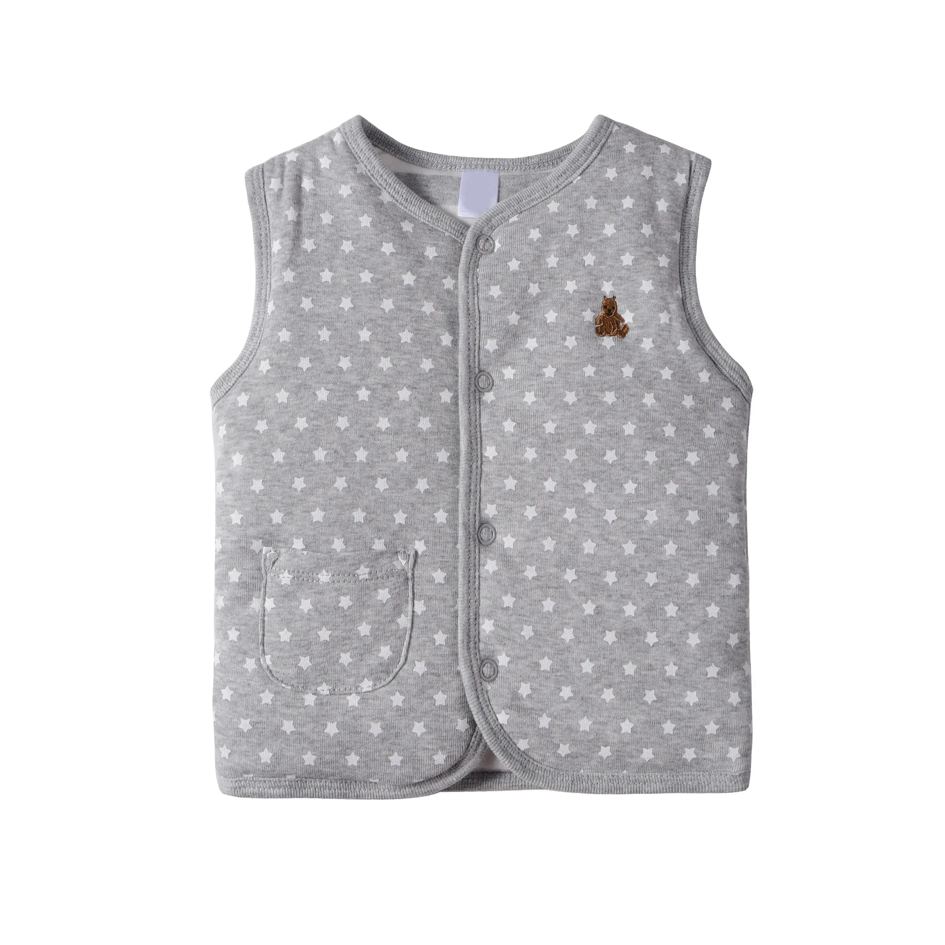 Baby winter coat double cotton padding girls designer clothes baby boys costume thicken waistcoat newborn infants clothing vest | Детская