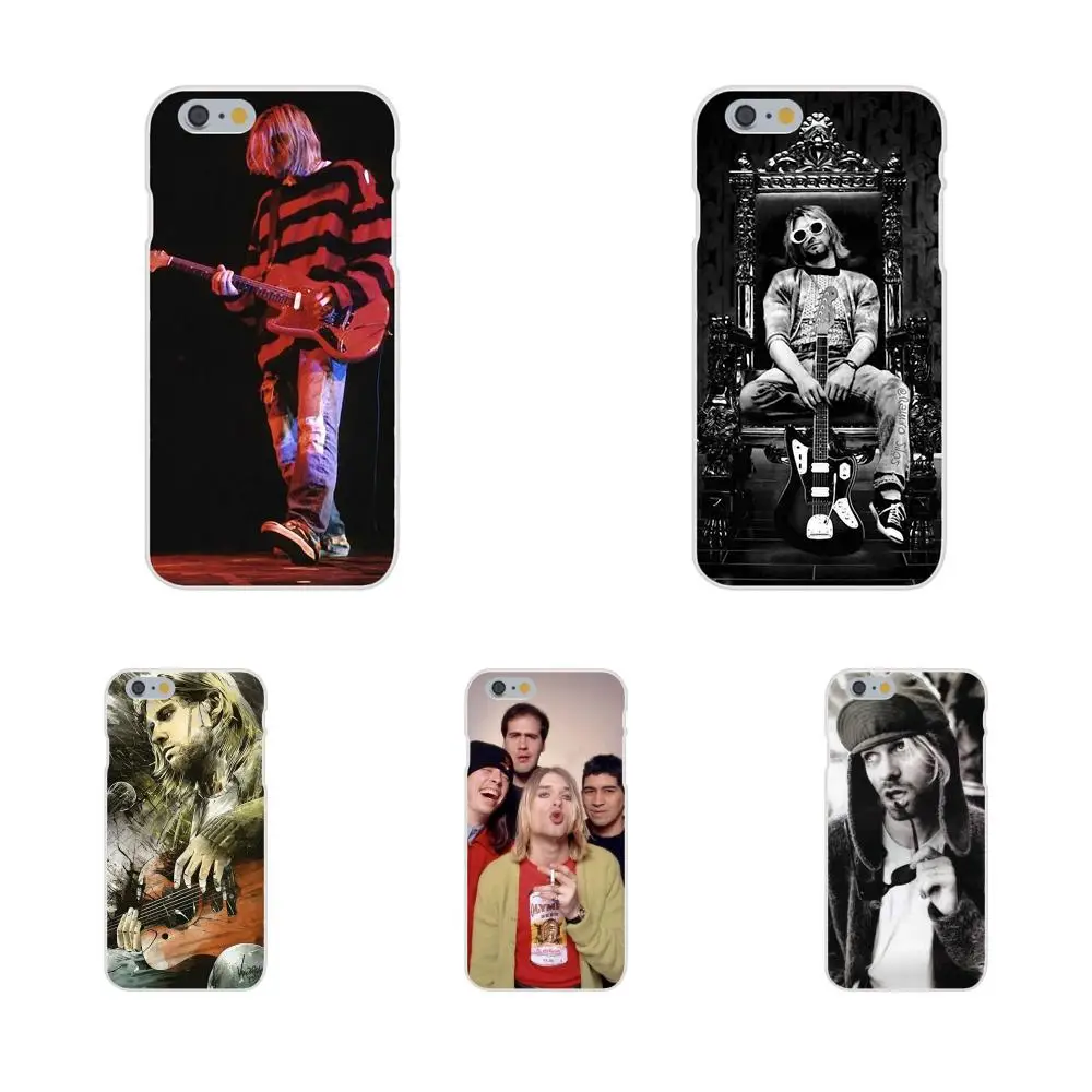 Мягкая защитная рок-лента Kurt Cobain для Galaxy A3 A5 A7 A8 A9 A9S On5 On7 Plus Pro Star 2015 2016 2017 2018 |