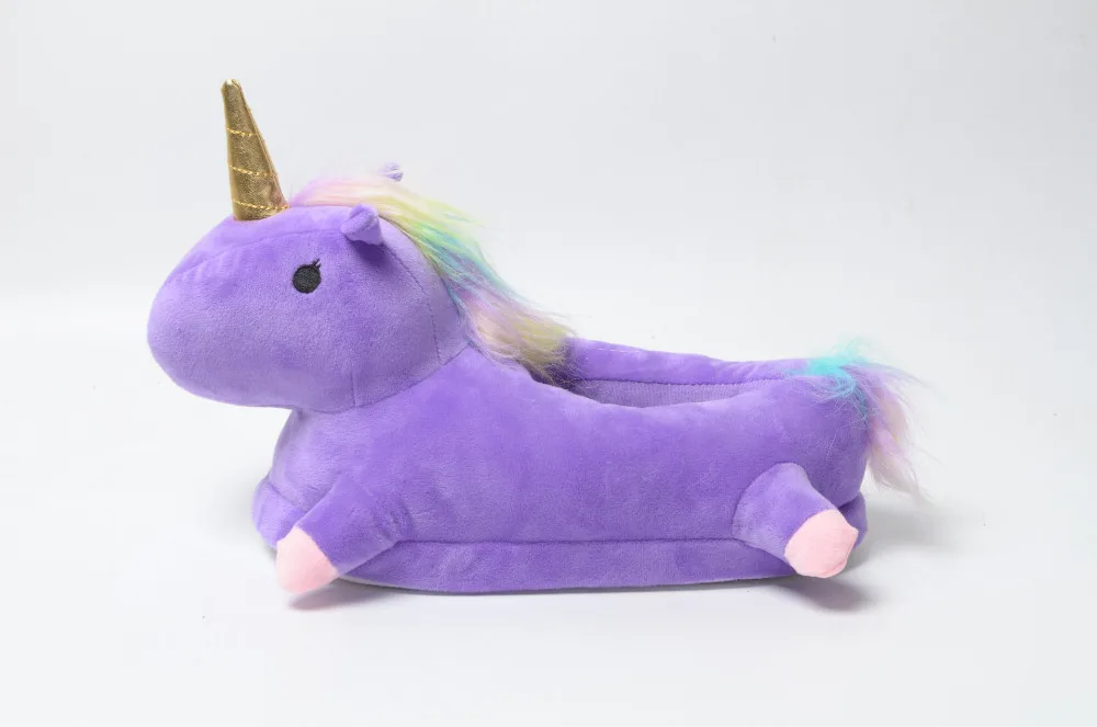 Модные шлепанцы с единорогом Pantufa Unicornio Соблазнительные женские Chausson Licorne Один