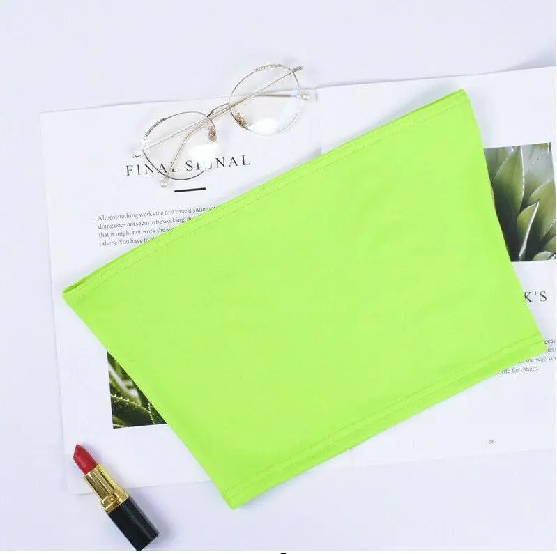 Горячая сексуальная Нижняя рубашка Топ Бюстгальтер Бесшовный бандо без бретелек