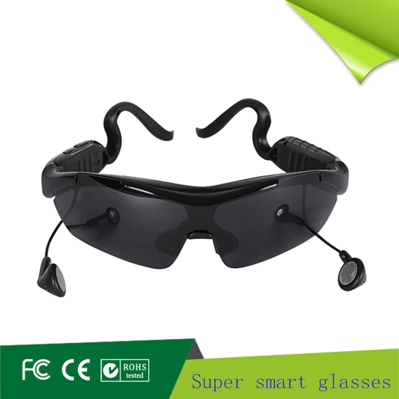 2017 модные умные спортивные солнцезащитные очки Bluetooth стерео наушники гарнитура