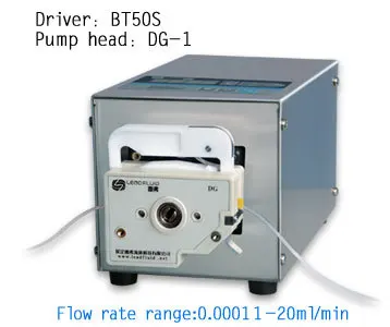 

BT50S/ DG6-1 (6 роликов) головка насоса Micro low Flow Speed перистальтический насос для водяных насосов Fluid 0,00016-13 мл/мин.