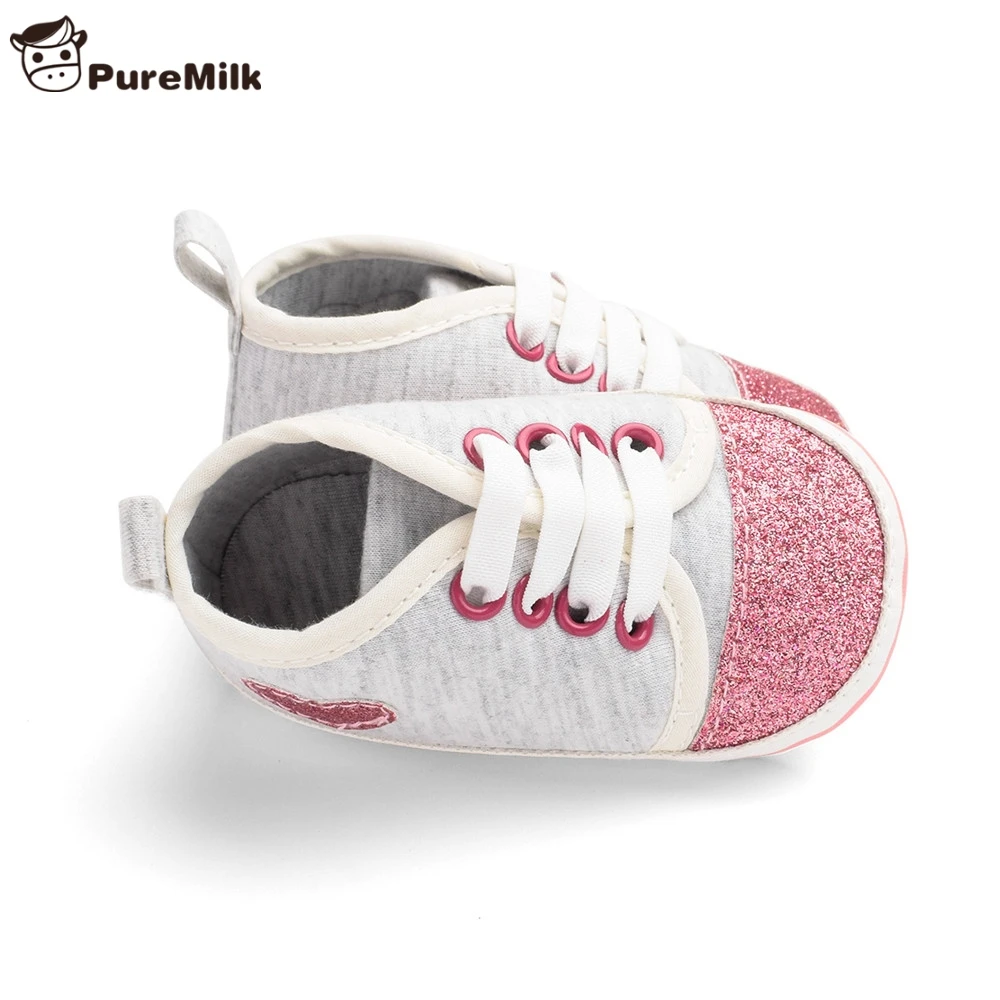 Детская обувь PureMilk модная новая для малышей детская цвет розовый белый младенцев